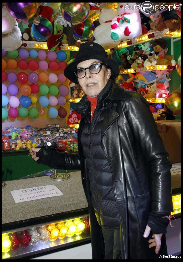 Dani pour l'inauguration de Jours de fêtes au Grand Palais, à Paris, le 15 décembre 2011.