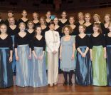 La comtesse Alexandra de Fredriksborg assistait le 18 décembre 2011 au concert de Noël de la Danish Radio Girl's Choir, à Copenhague.