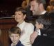 La comtesse Alexandra de Fredriksborg, accompagnée par son époux Martin Jorgensen et ses enfants les princes Nikolai et Felix, assistait le 18 décembre 2011 au concert de Noël de la Danish Radio Girl's Choir, à Copenhague.