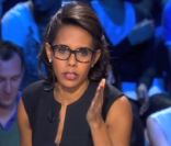 Audrey Pulvar dans  On n'est pas couché , diffusé le 17 décembre 2011.