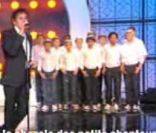 Alain Souchon dans La chorale des Petits chanteurs, mercredi 28 décembre 2011, sur France 3
