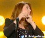 Isabelle Boulay dans La chorale des Petits chanteurs, mercredi 28 décembre 2011, sur France 3