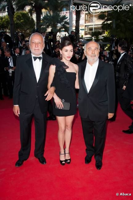 François Berléand, Olivia Ruiz et Gérard Jugnot, en mai 2011 à Cannes.