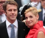 Emmanuel-Philibert de Savoie et Clotilde Courau le 2 juillet 2011 à Monaco