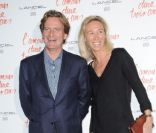 Charles Beigbeder et sa bien-aimée Carine, lors de l'avant-première de L'amour dure trois ans à Paris le 7 janvier 2012