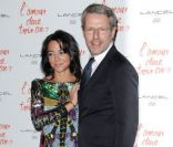 Sandra Zeitoun et Lambert Wilson, lors de l'avant-première de L'amour dure trois ans à Paris le 7 janvier 2012