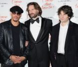 JoeyStarr, Frédéric Beigbeder et Gaspard Proust lors de l'avant-première de L'amour dure trois ans à Paris le 7 janvier 2012