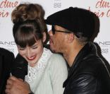 Louise Bourgoin et JoeyStarr lors de l'avant-première du film L'amour dure trois ans le 7 janvier 2012