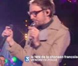 Christophe Willem lors de l'émission la Fête de la chanson française, vendredi 13 janvier 2012 sur France 3
