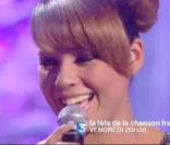 Chimène Badi lors de l'émission la Fête de la chanson française, vendredi 13 janvier 2012 sur France 3