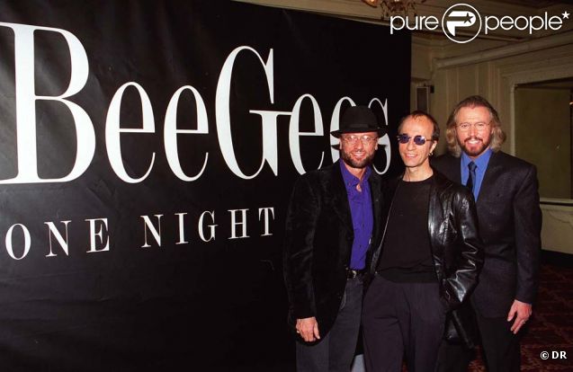 Les Bee Gees à Londres, le 2 juin 1998. 