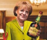 La publicité pour la liqueur Beirao avec Angela Merkel<br />
