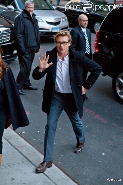 Le sexy Simon Baker le 16 janvier 2012 à New York