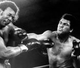 Mohamed Ali face à George Foreman le 29 octobre 1974 à Kinshasa