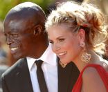 Heidi Klum et Seal sur le tapis rouge à Los Angeles en 2004 