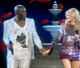 Seal et Heidi Klum sur le podium Victoria's Secret en 2007