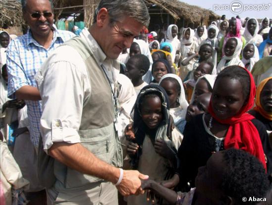 George Clooney au Soudan
