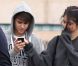 Justin Bieber et Selena Gomez font leurs courses dans un supermarché de Los Angeles, le 14 janvier 2012.