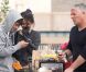 Justin Bieber et Selena Gomez font leurs courses dans un supermarché de Los Angeles, le 14 janvier 2012.