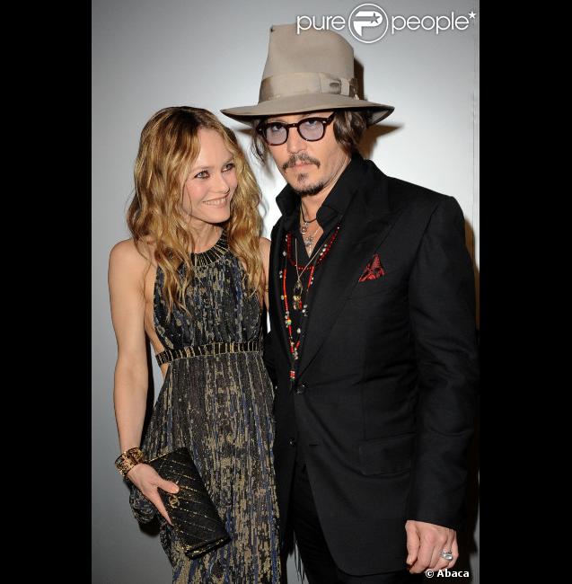 Vanessa Paradis et Johnny Depp, en mai 2010 à Cannes.