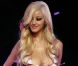 Zahia Dehar, une créatrice sexy et fière, lors de la présentation de sa collection de lingerie pendant la Fashion Week printemps-été 2012 au Palais de Chaillot à Paris le 25 janvier 2012