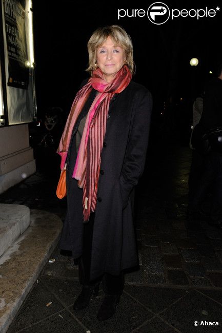 Danièle Thompson lors de la première de Lucide au théâtre Marigny le 25 janvier 2012 à Paris