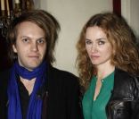 Florian Zeller et Marine Delterme lors de la première de la pièce de Théâtre Lucide au Théâtre Marigny le 25 janvier 2012 à Paris