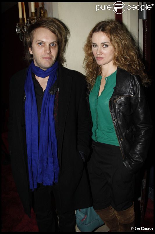 Florian Zeller et Marine Delterme lors de la première de la pièce de Théâtre Lucide au Théâtre Marigny le 25 janvier 2012 à Paris