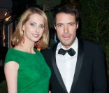 Frédérique Bel et Nicolas Bedos lors du Dîner de la mode pour le Sidaction, le 26 janvier 2012