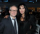 Yamina Benguigui adjointe au maire en charge de la lutte contre les discriminations, des droits de l'Homme et contre l'homophobie avec Thierry Frémaux. 