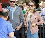 Olivia Wilde et son petit ami Jason Sudeikis à Los Angeles le 26 janvier 2012
