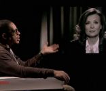 JoeyStarr face à Valérie Trierweiler, dans Itinéraires sur Direct 8 le samedi 28 janvier 2012 à 12h15