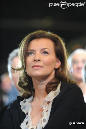 Valérie Trierweiler au Bourget le 22 janvier 2012