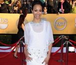 Zoe Saldana aux Screen Actors Guild à Los Angeles, le 29 janvier 2012.