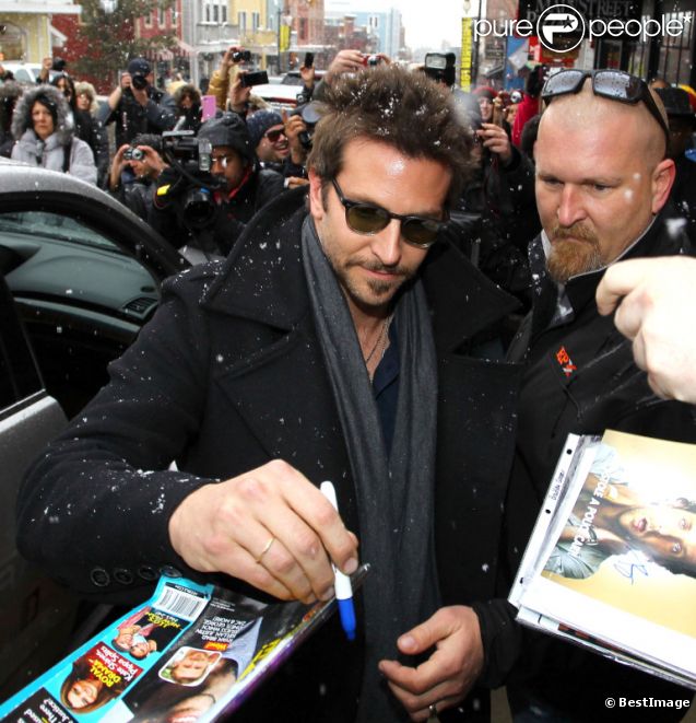 Bradley Cooper au festival de Sundance dans l'Utah, le 26 janvier 2012.