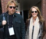 Helen Hunt et Mathew Carnahan au festival de Sundance dans l'Utah, le 23 janvier 2012.