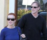 Marcia Cross, son mari Tom Mahoneh et leurs jumelles Eden et Savannah, le 28 janvier 2012 à Los Angeles