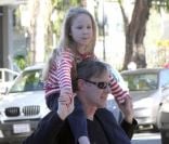 Tom Mahoneh et Savannah, le 28 janvier 2012 à Los Angeles