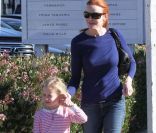 Marcia Cross, son mari Tom Mahoneh et leurs jumelles Eden et Savannah, le 28 janvier 2012 à Los Angeles