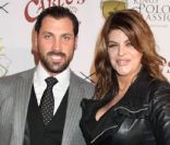 Kirstie Alley célèbre l\'anniversaire de son ami danseur Maksim Chmerkovskiy au Hammerstein Ballroom à New York, le 27 janvier 2012.