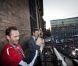 Le prince Frederik faisait partie du comité qui a acclamé les handballeurs danois le 30 janvier 2012 à Copenhague, à leur retour de Belgrade, où ils ont décroché le 29 janvier le titre européen.