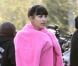 Hannah Simone sur le tournage de la série New Girl le 1er février 2012 à Los Angeles 