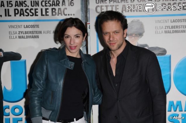 Aure Atika et Jonathan Zaccaï à l'avant-première de  JC comme Jésus Christ , à Paris le 6 février 2012.