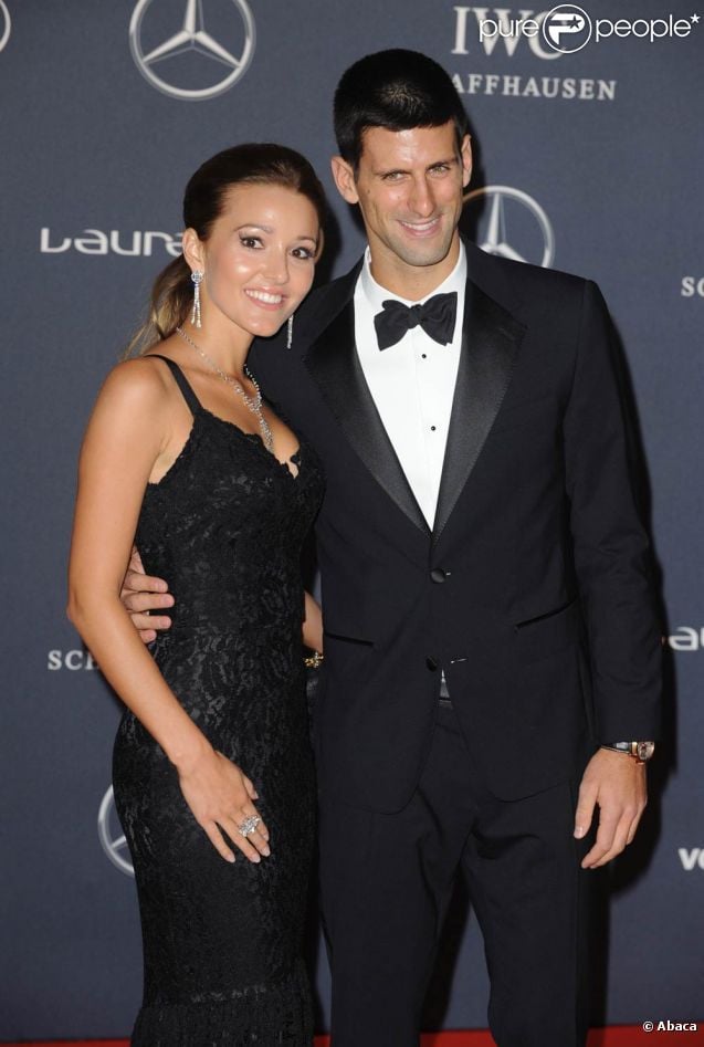 Novak Djokovic couple