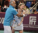 Michèle Laroque pin-up et Noah, Leconte, Dubosc en délire pour Amélie Mauresmo