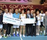 Amélie Mauresmo organisait le 7 février 2012, dans le cadre du 20e Open GDF Suez, la seconde édition de sa soirée Amélie and friends, au profit de l'Institut Curie, avec Yannick Noah, Henri Leconte, Mansour Bahrami, Fabrice Santoro, Michèle Laroque, Pascal Elbé, Franck Dubosc, Ary Abittan et Mary Pierce.