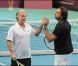  Dans le camp Dubosc-Leconte, ça discute... 
 La 2e soirée Amélie Mauresmo and friends, le 7 février 2012 dans le cadre du 20e Open  GDF Suez à Paris, a permis de lever 45 000 euros pour l'Institut Curie en offrant un spectacle délirant grâce à Yannick Noah, Henri Leconte, Mansour Bahrami,  Fabrice Santoro, Michèle Laroque, Pascal Elbé, Franck Dubosc, Ary  Abittan et Mary Pierce. 