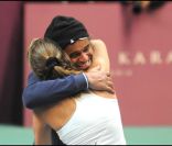  Yannick Noah et Amélie Mauresmo, une solide amitié... 
 La 2e soirée Amélie Mauresmo and friends, le 7 février 2012 dans le cadre du 20e Open  GDF Suez à Paris, a permis de lever 45 000 euros pour l'Institut Curie en offrant un spectacle délirant grâce à Yannick Noah, Henri Leconte, Mansour Bahrami,  Fabrice Santoro, Michèle Laroque, Pascal Elbé, Franck Dubosc, Ary  Abittan et Mary Pierce. 