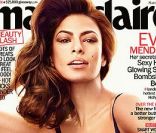 Eva Mendes en couverture du  Marie Claire  américain, mars 2012.