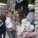 Jessica Alba : Maman poule pour Haven et Honor, reines du bac à sable